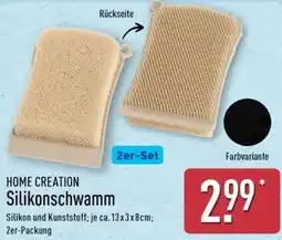 Aldi Nord HOME CREATION Silikonschwamm Angebot