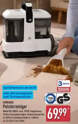 Aldi Nord AMBIANO Polsterreiniger Angebot