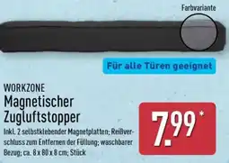 Aldi Nord WORKZONE Magnetischer Zugluftstopper Angebot