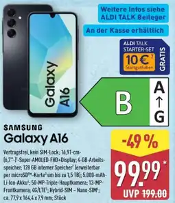 Aldi Nord SAMSUNG Galaxy A16 Angebot