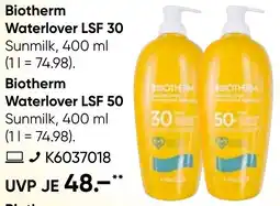 Galeria Biotherm Waterlover LSF 30 Sunmilk Angebot