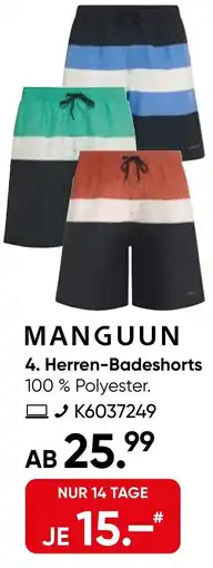 Galeria MANGUUN Herren-Badeshorts Angebot