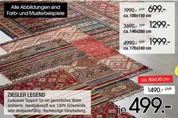 Zurbrüggen ZIEGLER LEGEND Exclusiver Teppich Angebot