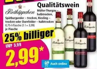 Norma Rotkäppchen Qualitätsweine Angebot