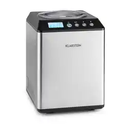 Netto Marken-Discount Vanilly Sky Family Eiscremebereiter Frozen Yoghurt 250W 2,5l silber Silber Angebot