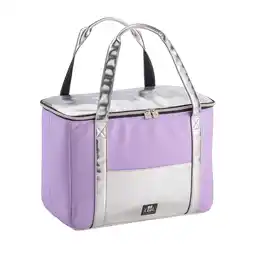 Netto Marken-Discount Kühltasche City L in Lavendel-Silber Angebot