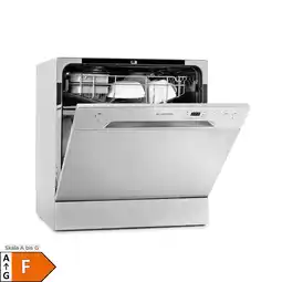 Netto Marken-Discount Amazonia 8 Geschirrspülmaschine 1620 Watt für 8 Maßgedecke 49 dB Aquastop Silber Angebot