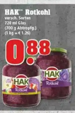 trinkgut Hak Rotkohl Angebot