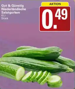 WEZ Gut & Günstig Niederländische Salatgurken Angebot