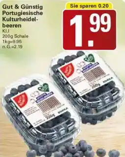 WEZ Gut & Günstig Portugiesische Kulturheidelbeeren Angebot