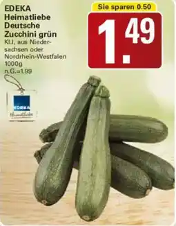 WEZ EDEKA Heimatliebe Deutsche Zucchini grün Angebot