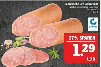 Marktkauf Sächsische Schlackwurst Angebot