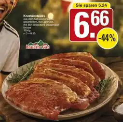WEZ Bauern Gut Krustensteaks Angebot