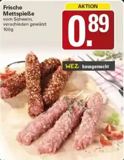 WEZ Frische Mettspieße Angebot