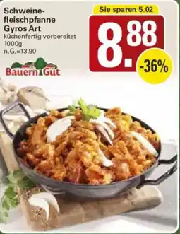 WEZ Bauern Gut Schweinefleischpfanne Angebot