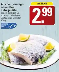 WEZ Aus der norwegischen See Kabeljaufilet Angebot