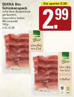 WEZ EDEKA Bio Schinkenspeck Angebot