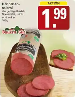 WEZ Bauern Gut Hähnchensalami Angebot