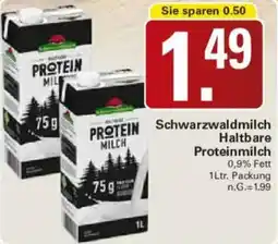 WEZ Schwarzwaldmilch Haltbare Proteinmilch Angebot