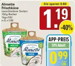WEZ Almette Frischkäse Angebot
