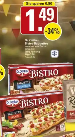 WEZ Dr. Oetker Bistro Baguettes Angebot