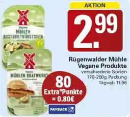 WEZ Rügenwalder Mühle Vegane Produkte Angebot