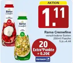 WEZ Rama Cremefine Angebot