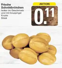 WEZ Frische Schnittbrötchen Angebot