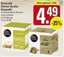 WEZ Nescafé Dolce Gusto Kapseln Angebot