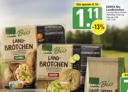 WEZ EDEKA Bio Landbrötchen Angebot