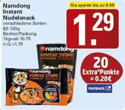 WEZ Namdong Instant Nudelsnack Angebot