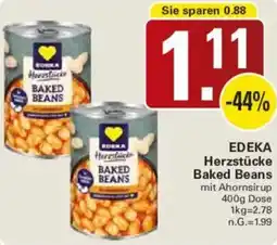 WEZ EDEKA Herzstücke Baked Beans Angebot