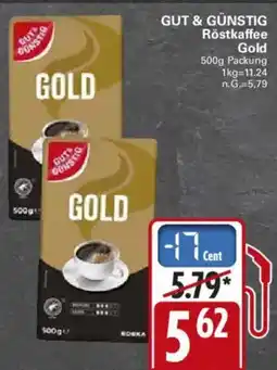 WEZ GUT & GÜNSTIG Röstkaffee Gold Angebot