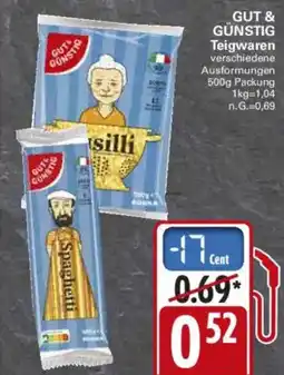 WEZ GUT & GÜNSTIG Teigwaren Angebot