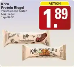 WEZ Koro Protein Riegel Angebot