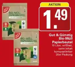 WEZ Gut & Günstig Bio-Müll Papierbeutel Angebot