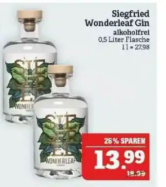 Marktkauf Siegfried Wonderleaf Gin Angebot