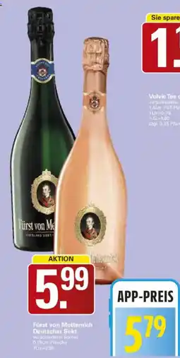 WEZ Fürst von Mettemich Deutscher Sekt Angebot