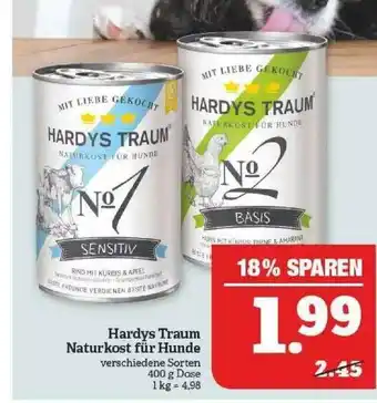 Marktkauf Hardys Traum Naturkost Für Hunde Angebot