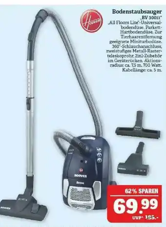 Marktkauf Hoover Bodenstaubsauger „bv 30011“ Angebot