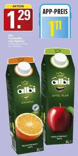 WEZ Albi Fruchtsäfte oder Nektare Angebot
