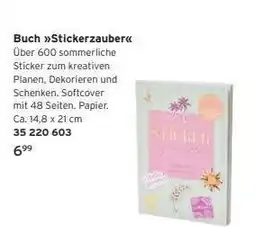 Tchibo Buch Stickerzauber Angebot
