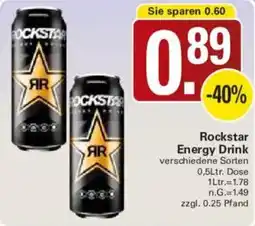 WEZ Rockstar Energy Drink Angebot