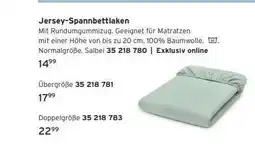 Tchibo Jersey- Spannbettlaken Angebot