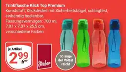 Globus Trinkflasche Klick Top Premium Angebot