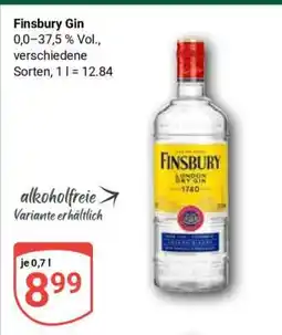 Globus Finsbury Gin Angebot