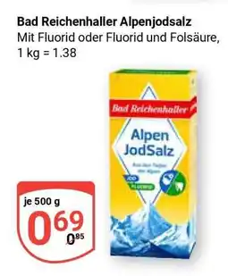 Globus Bad Reichenhaller Alpenjodsalz Angebot
