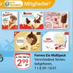 Globus Ferrero Eis Multipack Angebot