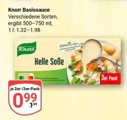 Globus KNORR Basissauce Angebot