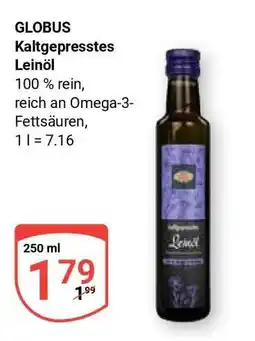 Globus GLOBUS Kaltgepresstes Leinöl Angebot
